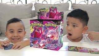 FUSION STRIKE Booster Box Pokemon Opening Calvin CKN