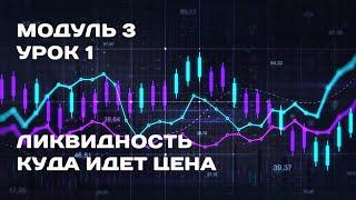 Обучение: Модуль 3. Урок 1. Ликвидность. Куда идет цена. Теория.