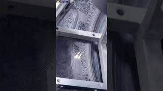 How to DIY mark company logo on tyre by CYCJET New Type M20 Handheld Laser Engraving Machine