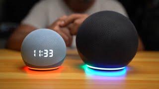 Amazon Alexa Echo 4th gen vs. Amazon Alexa Echo dot 4th gen - comparison ASMR