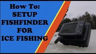 How to: Setup your boat fish finder for ice fishing - Humminbird