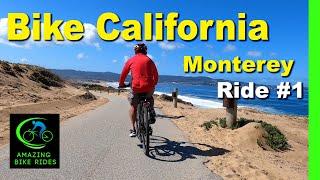 30 Minute Virtual Bike Ride | Monterey California | Beach Ride | Indoor Cycling Workout |