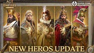 SEASON 4 HERO REVEAL DATES! & RETURNING HEROES?! Age Of Empires Mobile