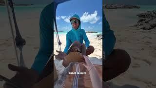 Private chef on a yacht with triplets on board! #sailing #privatechef #bahamas #yacht #belowdeck