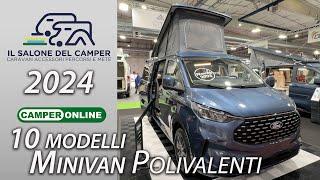 10 modelli di Minivan Polivalenti dal Salone del Camper 2024