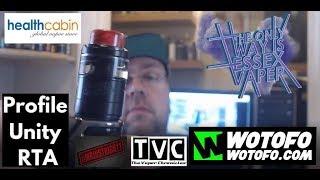 Wotofo Profile Unity RTA Review and Build #wotofo #profileunity