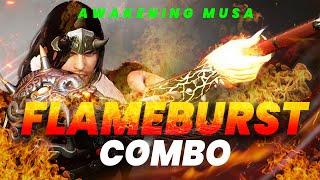 Awakening Musa PVE | FLAMEBURST COMBO | BDO