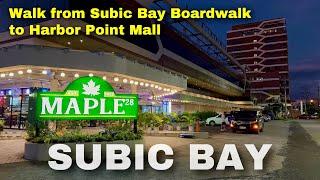 SUBIC BAY EVENING — Walk from The Boardwalk to Harbor Point in Subic Bay Freeport Zone, Philippines