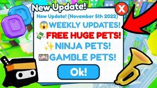 OMG NEW PET SIMULATOR X UPDATES EVERY WEEK!