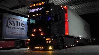 SCANIA V8 Topline "Mr Monk" - Kraemer Transporten - Open Pipe Sound