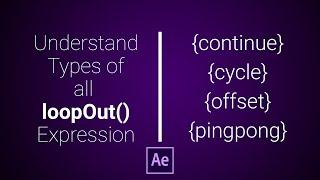 Understand Types of loopOut() Expression in 3 Minutes | After Effects | Visual Tutorial