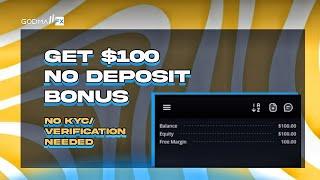 Instant $100 Welcome Bonus + $100 No Deposit Bonus 2024 | No kyc required