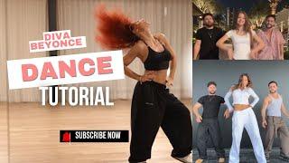 DIVA - BEYONCÉ DANCETUTORIAL! STEP BY STEP / BEGINNER