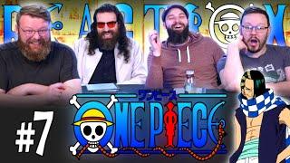 One Piece #7 REACTION!! "Epic Showdown! Swordsman Zoro vs. Acrobat Cabaji!"