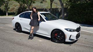 New BMW 330i M Sport Package / 19" M Wheels / Exhaust Sound / BMW Test Drive Review with Olivia