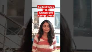 political satire book recommendation | 1984 | Animal Farm | George Orwell