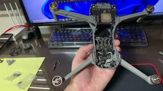 Сборка DJI Mavic Air 2 + тест без подвеса / DJI Mavic Air 2 assembly + test without gimbal