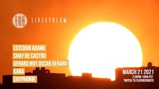 INCOGNITO Sunday Sunset Techno Livestream - March 21, 2021 - Recorded Live from Los Angeles, CA