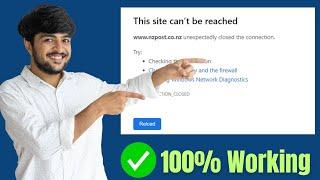 how to fix this site can't be reached error on google chrome | this site can't be reached problem