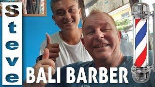 COST OF A BARBER IN BALI - Haircut in Indonesia 