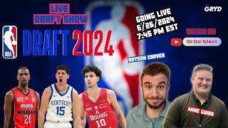 The Gryd 2024 NBA Draft LIVE Reaction Show First Round Day 1!