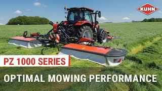 KUHN Group : KUHN – PZ 1000 series Drum Mowers (in action)