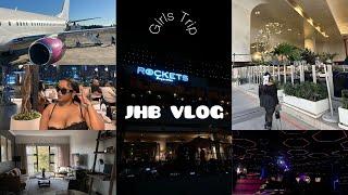 TRAVEL VLOG| A Weekend in JHB | First Girls Trip | South African YouTuber.