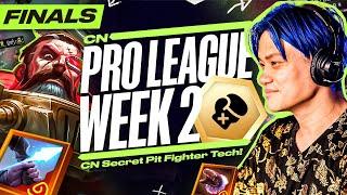 China Pro League Week 2 Finals - Secret Pit Fighter Tech! | Frodan Set 13 VOD