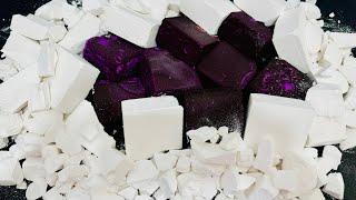 A1 Dyed & Mixed Plain Gym Chalk ASMR Crush | Oddly Satisfying ASMR