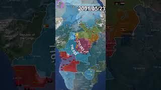 African World War (Second Congo War) using Google Earth