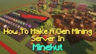 How To Make Gen Mining Server In Minehut | EASY EDITION | GenSMP