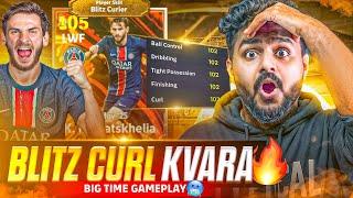 BIG TIME 105 Kvaratskhelia = BEST Blitz Curler? | Prolific Winger | Dribbling King | Crazy Goals