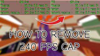 HOW TO REMOVE NEW 240FPS CAP UPDATE ON ROBLOX