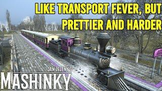 Train based Logistics game that's better than Transport Fever | Mashinky | ep1