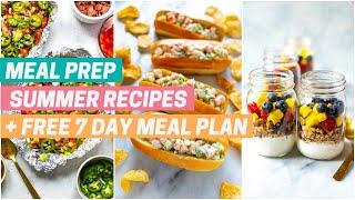 BEST SUMMER RECIPES | Meal prep recipes for the grill + no cook dinners