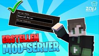 Minecraft Mods-Server  ganz EINFACH erstellen [2022] | Minecraft Forge Tutorial