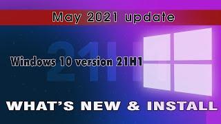 How To Download Install windows 10 21h1 | Important Features | Tech Talk Hops | 2021