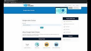 Google Index Checker Free Tool - Quick and Easy to Use