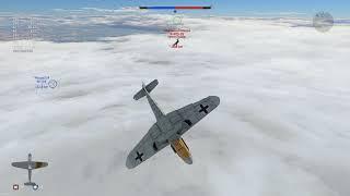 UnknownDistance vs TakaLeon (109G2 vs P-47 Dogfight)