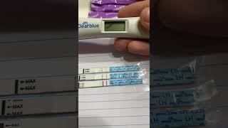 SUPER POSITIVE OVULATION TEST!! Cycle day 16! #shorts