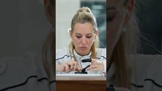 IWC watchmaker Sabrina Herzog assembles the new Pilot's Watch Performance Chronograph 41