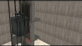 FREE FALL ELEVATOR Disassembly 3D