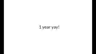 1 YEAR OF LINUXGUY YAAAY