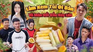 LÀM KEM TÚI ĐI BÁN VÀ MÀN ĐỐI ĐẦU NẢY LỬA | Hai Anh Em Phần 753 | Phim Hài Hước Gãy Media