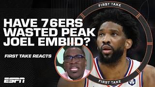 'IT IS OVER FOR THE SIXERS' - Shannon & Stephen A. react to ANOTHER Joel Embiid injury | First Take