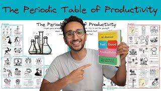 VISUAL SUMMARY: Feel-Good Productivity by Ali Abdaal - The Periodic Table of Productivity
