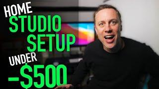 HOME STUDIO SETUP UNDER $500 Beginners Mixing and Mastering Home Studio Setup 2021