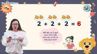 Phép nhân - Môn Toán lớp 2 Chương trình mới - Cô Diệu Ly