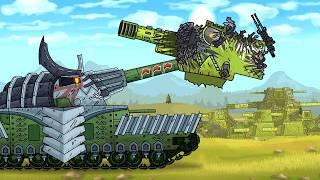 IRON SAMURAI CHOPS KV-44! Ratte VS GrossSturman - Cartoons about tanks