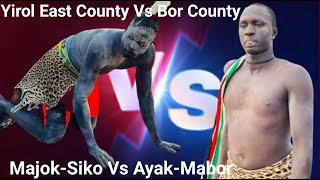 Majok-siko (Yirol East) Vs Ayak-mabor (Bor County) Wrestling match in Bor Town